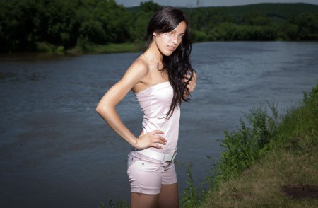 Летняя красота: Меган А в природе