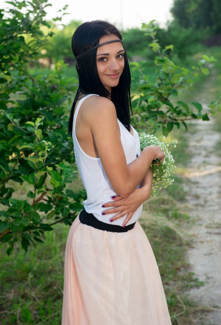 Летний фотосет Валерии в природе