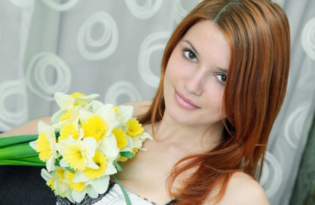 Летняя чувственность: улыбающаяся Дана А