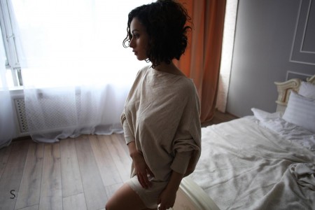 Портрет соблазнительной Африканской красотки