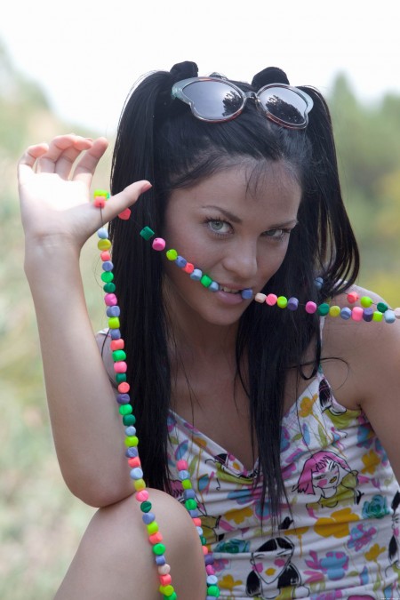 Летний день с чувственной моделью