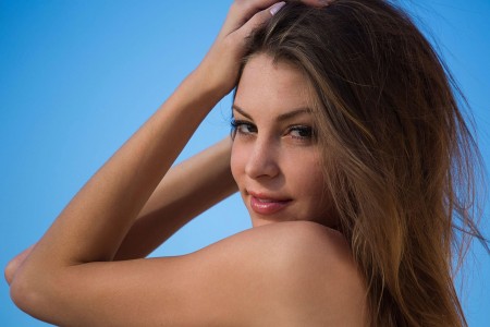 Летняя фотосессия с моделью Амбер Сим