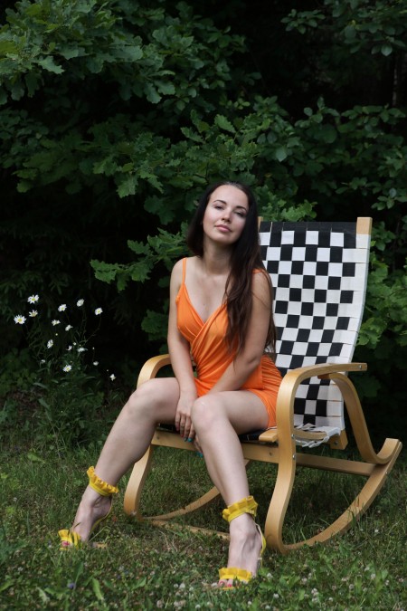 Летний фешн на природе с Николь