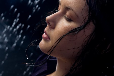 Сексуальная красота: дождливая ночь в студии