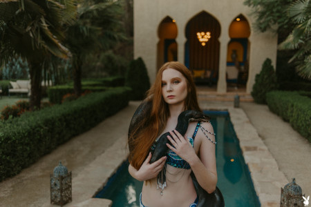 Летнее наслаждение: ч/б снимки с моделью Джессикой Брукс