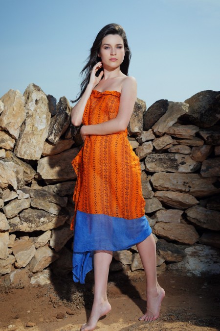 Летний фешн-дрифт в природе