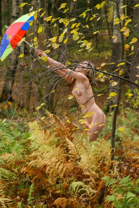 Осенняя натуралистическая фотосессия с Кристиной