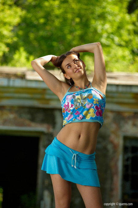 Олеся Q: летний гламур на природе