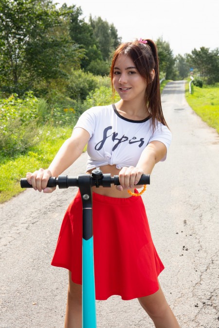 Летний веселый фотосет на природе