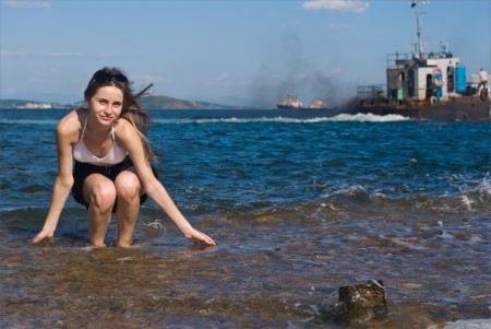 Летний день: Аня А в фотосете