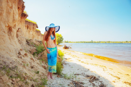 Летнее солнечное счастье: фотосет моделирования в природе